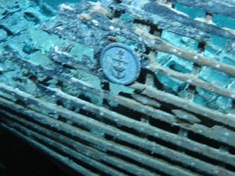 Boat lying across what is believed to be 36-foot motor pinnace